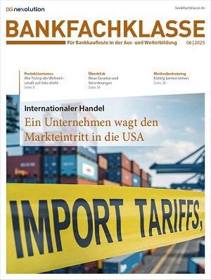 Cover der Juni-Ausgabe 2025 der Bankfachklasse.