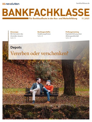Cover der Bankfachklasse-Ausgabe November 2025